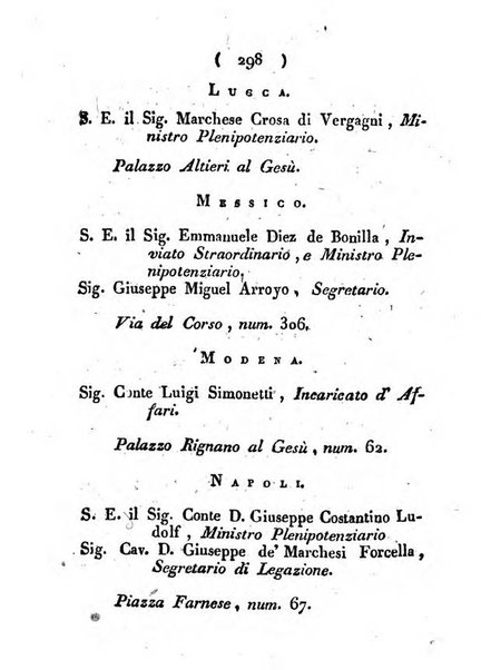 Notizie per l'anno ... secondo il martirologio romano..