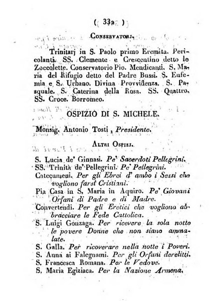 Notizie per l'anno ... secondo il martirologio romano..