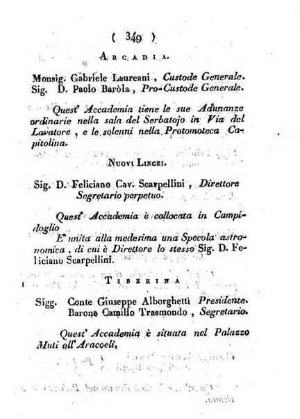 Notizie per l'anno ... secondo il martirologio romano..