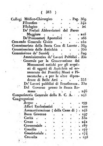 Notizie per l'anno ... secondo il martirologio romano..