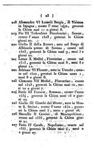 Notizie per l'anno ... secondo il martirologio romano..