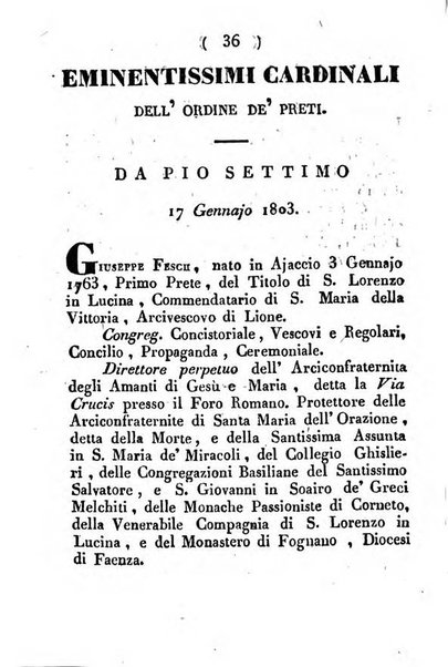 Notizie per l'anno ... secondo il martirologio romano..