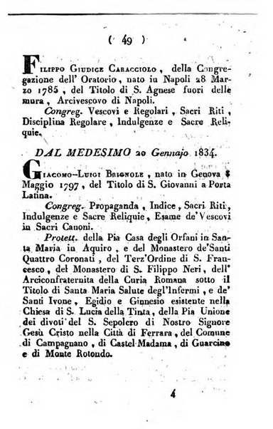 Notizie per l'anno ... secondo il martirologio romano..