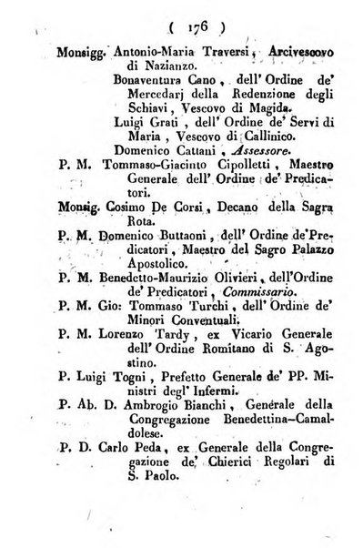 Notizie per l'anno ... secondo il martirologio romano..