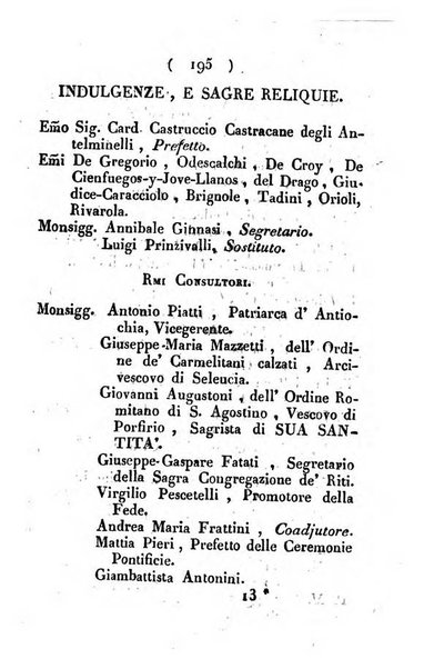 Notizie per l'anno ... secondo il martirologio romano..