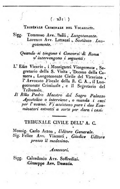 Notizie per l'anno ... secondo il martirologio romano..