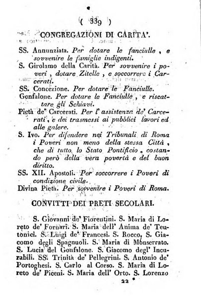 Notizie per l'anno ... secondo il martirologio romano..