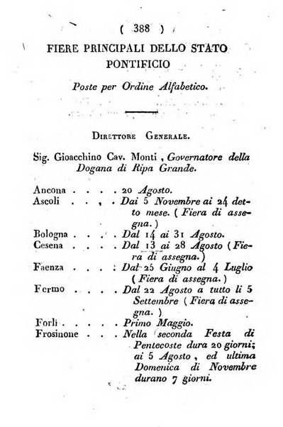 Notizie per l'anno ... secondo il martirologio romano..