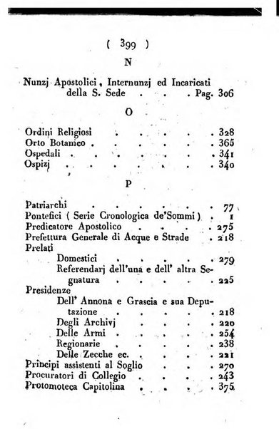 Notizie per l'anno ... secondo il martirologio romano..