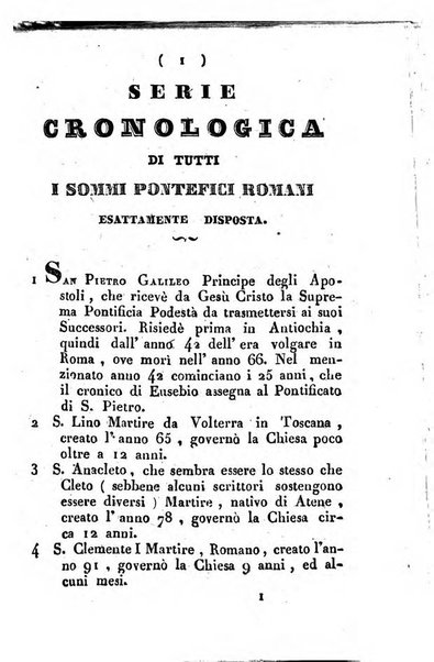 Notizie per l'anno ... secondo il martirologio romano..