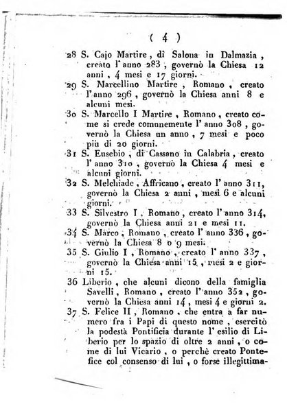 Notizie per l'anno ... secondo il martirologio romano..