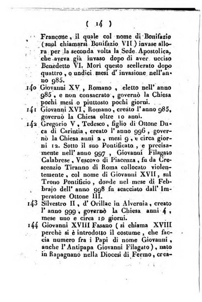 Notizie per l'anno ... secondo il martirologio romano..