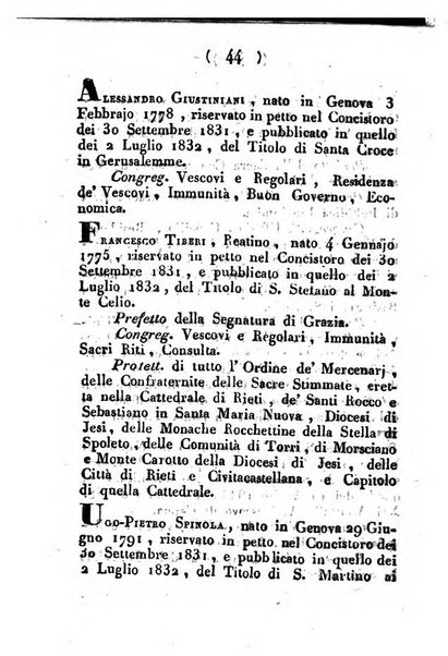 Notizie per l'anno ... secondo il martirologio romano..