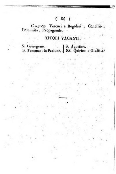 Notizie per l'anno ... secondo il martirologio romano..