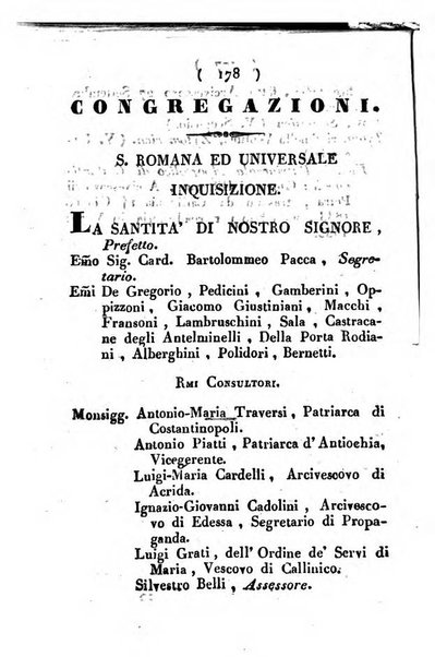 Notizie per l'anno ... secondo il martirologio romano..