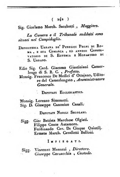 Notizie per l'anno ... secondo il martirologio romano..