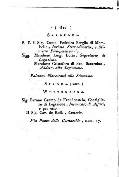 Notizie per l'anno ... secondo il martirologio romano..