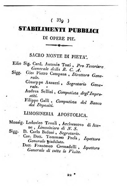 Notizie per l'anno ... secondo il martirologio romano..