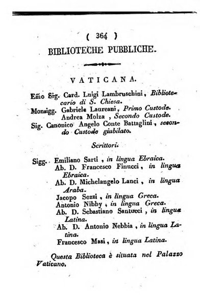 Notizie per l'anno ... secondo il martirologio romano..