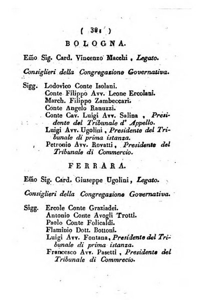 Notizie per l'anno ... secondo il martirologio romano..