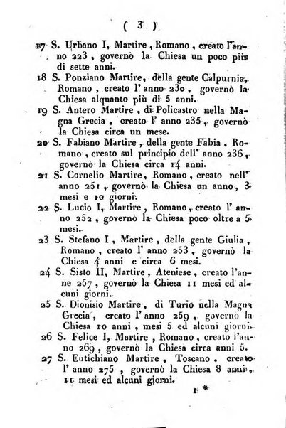 Notizie per l'anno ... secondo il martirologio romano..