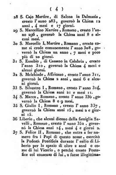 Notizie per l'anno ... secondo il martirologio romano..