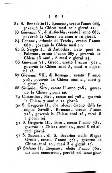 Notizie per l'anno ... secondo il martirologio romano..