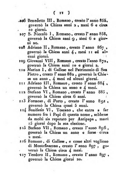 Notizie per l'anno ... secondo il martirologio romano..