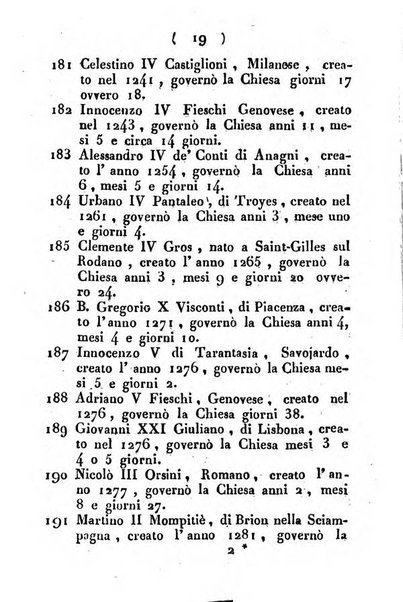 Notizie per l'anno ... secondo il martirologio romano..