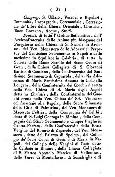 Notizie per l'anno ... secondo il martirologio romano..