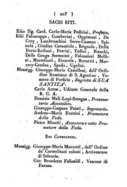 Notizie per l'anno ... secondo il martirologio romano..