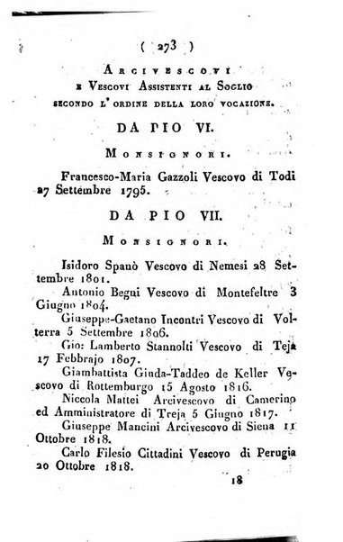 Notizie per l'anno ... secondo il martirologio romano..