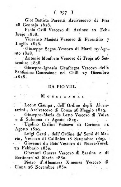 Notizie per l'anno ... secondo il martirologio romano..