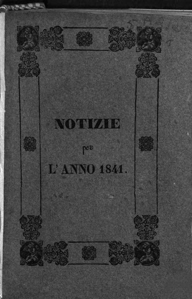 Notizie per l'anno ... secondo il martirologio romano..