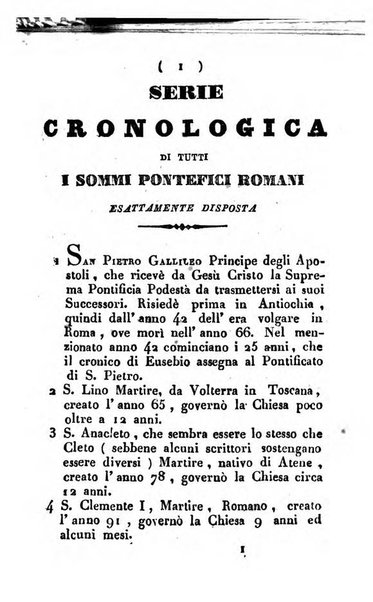 Notizie per l'anno ... secondo il martirologio romano..