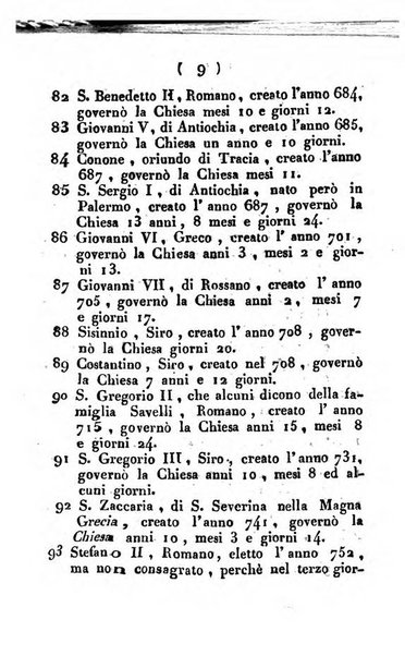 Notizie per l'anno ... secondo il martirologio romano..