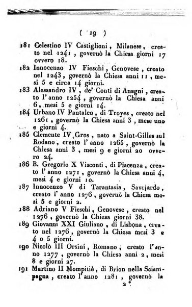 Notizie per l'anno ... secondo il martirologio romano..