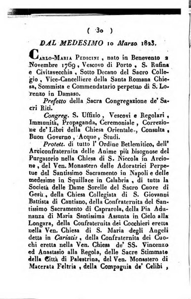 Notizie per l'anno ... secondo il martirologio romano..