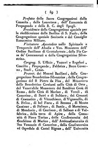 Notizie per l'anno ... secondo il martirologio romano..