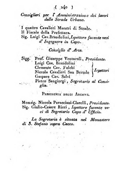 Notizie per l'anno ... secondo il martirologio romano..