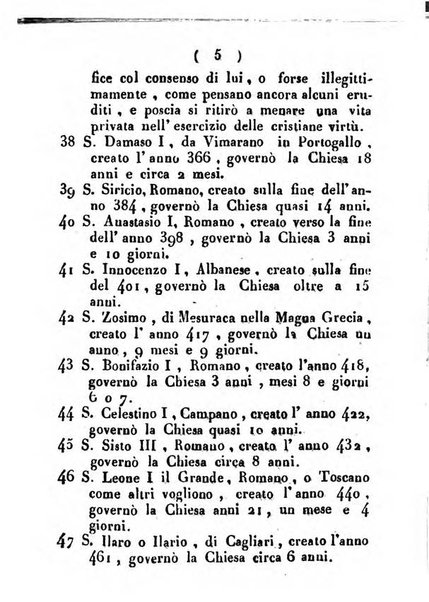 Notizie per l'anno ... secondo il martirologio romano..