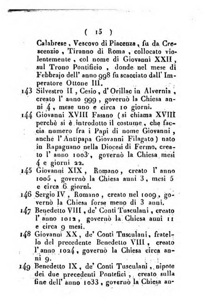 Notizie per l'anno ... secondo il martirologio romano..