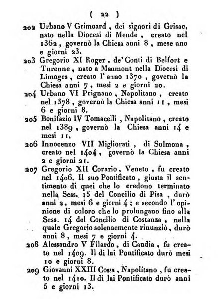 Notizie per l'anno ... secondo il martirologio romano..