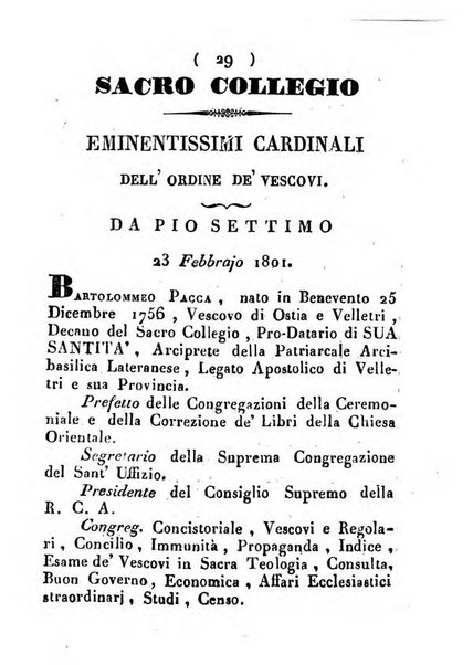 Notizie per l'anno ... secondo il martirologio romano..