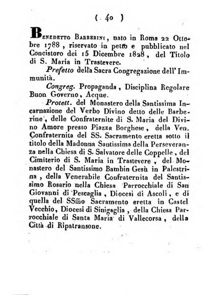 Notizie per l'anno ... secondo il martirologio romano..