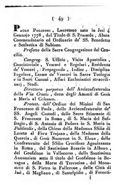 Notizie per l'anno ... secondo il martirologio romano..