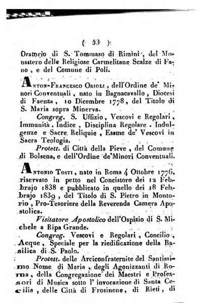 Notizie per l'anno ... secondo il martirologio romano..