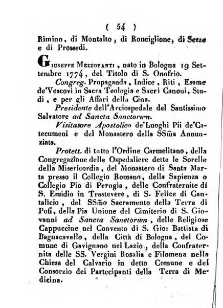 Notizie per l'anno ... secondo il martirologio romano..