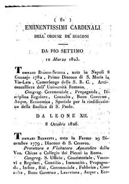 Notizie per l'anno ... secondo il martirologio romano..