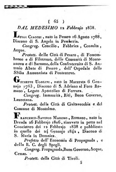 Notizie per l'anno ... secondo il martirologio romano..